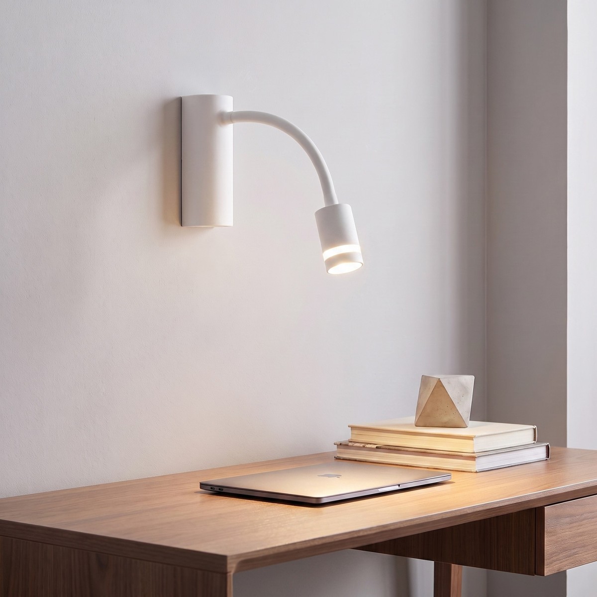 Applique Moderna LED Orientabile in Silicone In bianco