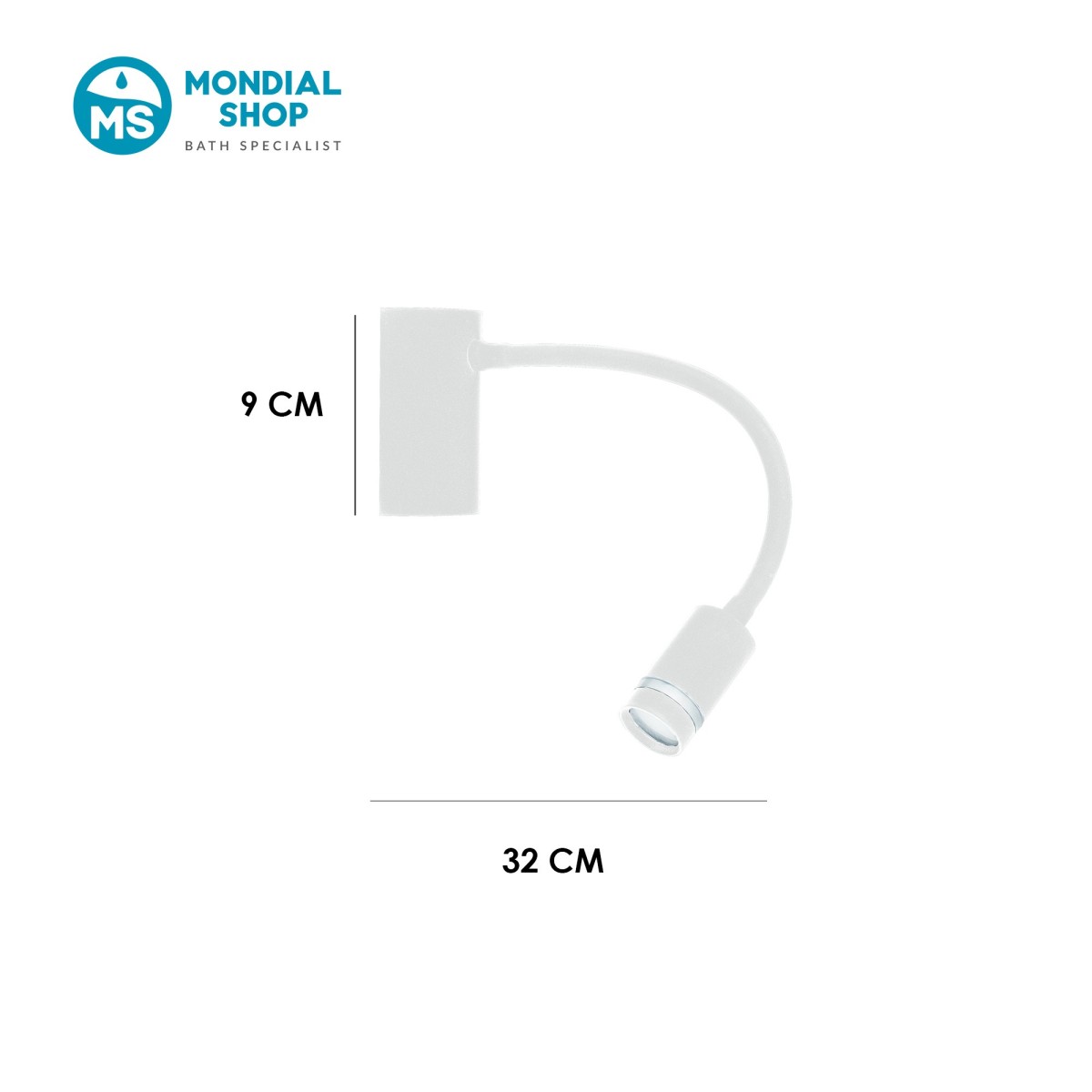 3W verstellbare Silikon-LED-Wandleuchte | Mondialshop