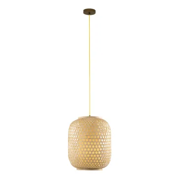 Lustre vintage en bambou...