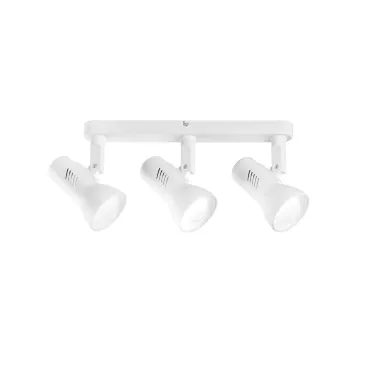Projecteur triple blanc classique | Mondialshop