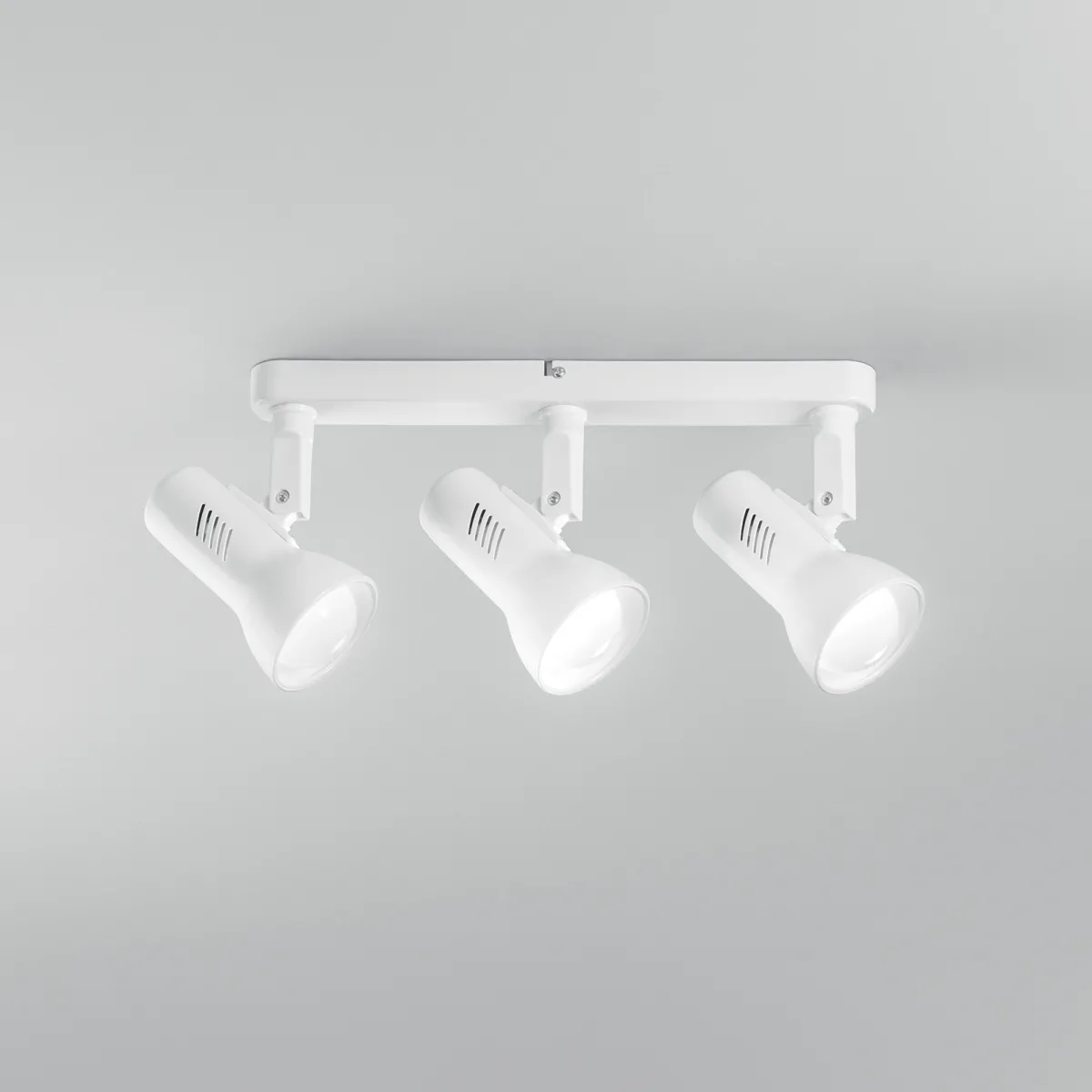 Faretto Spot Triplo Classico Bianco | Mondialshop