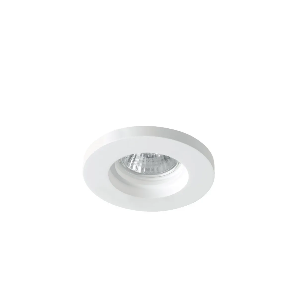 Faretto in Gesso Bianco Verniciabile Tondo o Quadrato |...