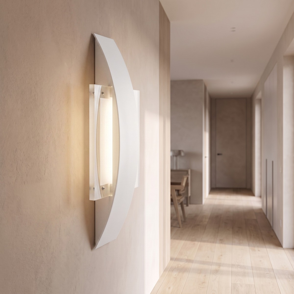 Crea l'atmosfera giusta con l'applique LED 10W bianca a...