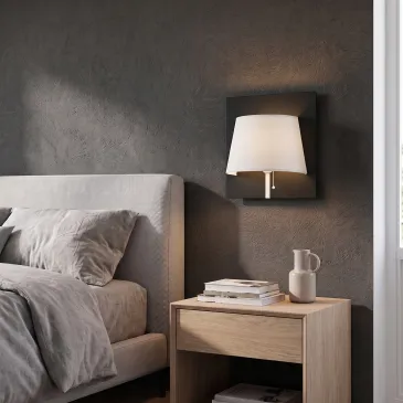 Applique murale LED moderne 6W, blanche ou noire | Mondialshop