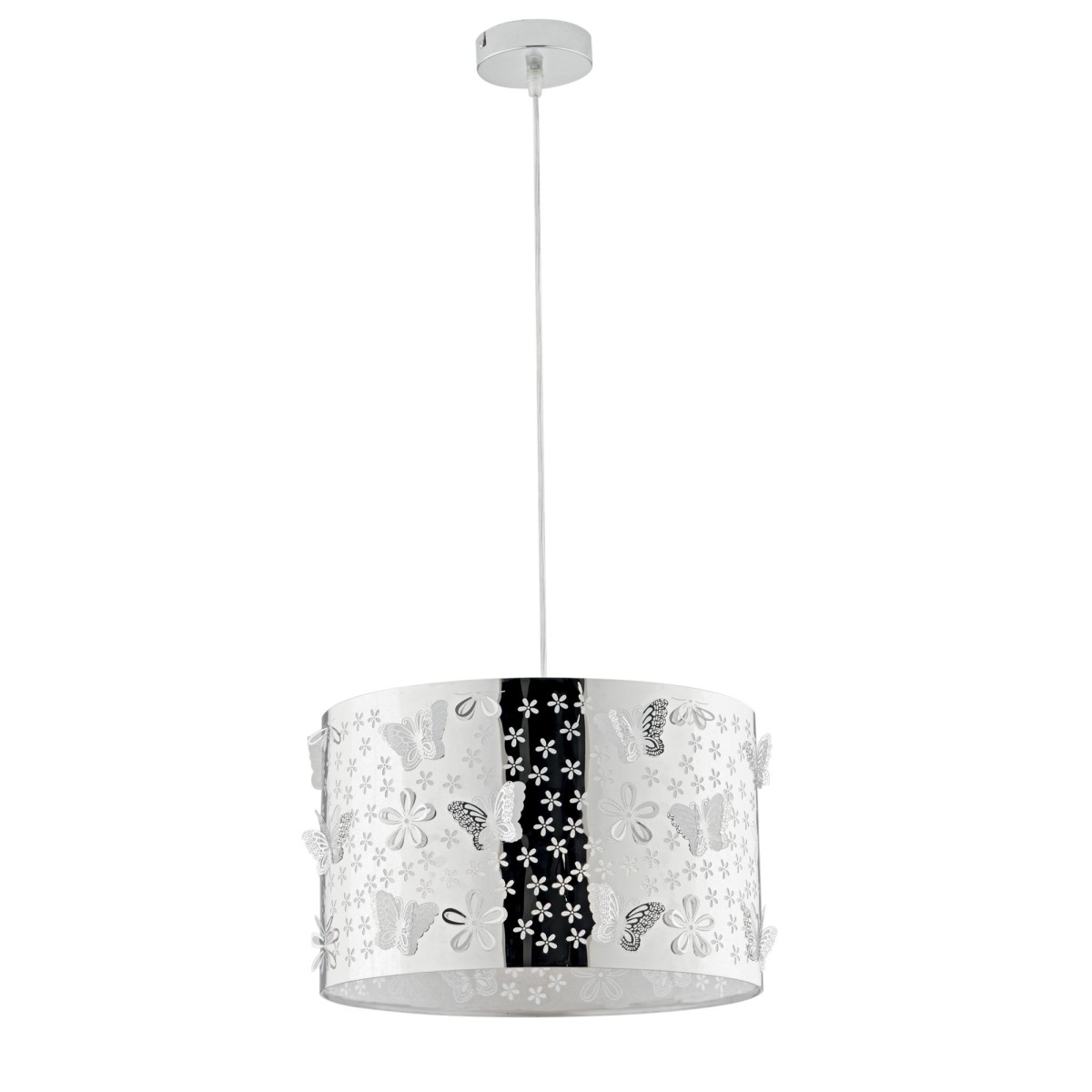 Lustre moderne en acier sculpté | Mondialshop