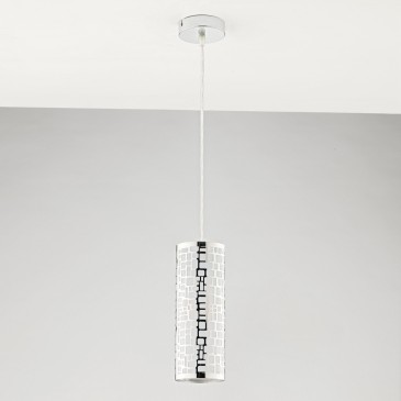 Lustre cylindrique moderne...