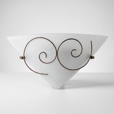 Applique Classica Design a Spirale Bianca
