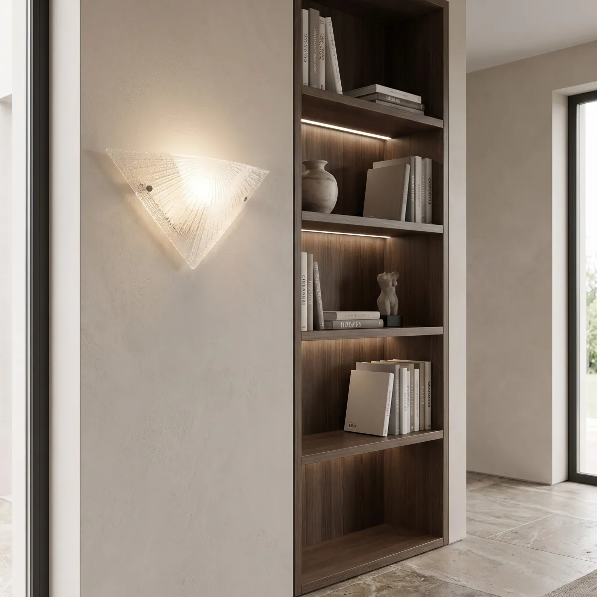 Applique Classica Vetro Diamantato E27 | Mondialshop