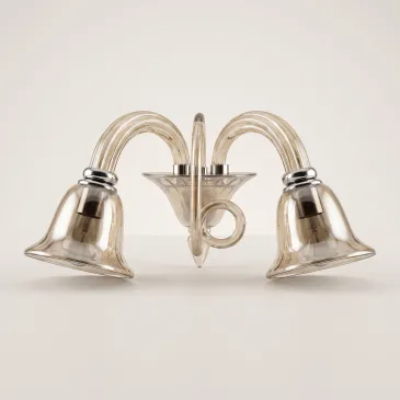 Klassische Champagnerglas-Wandleuchte 2xE14 | Mondialshop