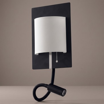 Moderne 9-W-LED-Wandleuchte, Weiß oder Schwarz | Mondialshop