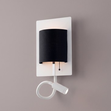 Moderne 9-W-LED-Wandleuchte, Weiß oder Schwarz | Mondialshop