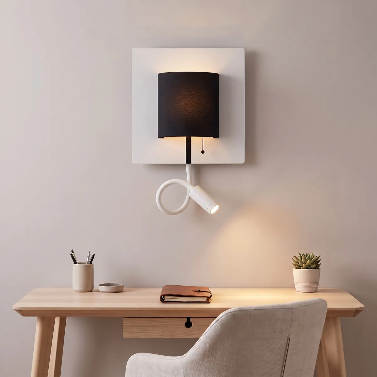 Applique murale LED moderne 9W, blanche ou noire |...
