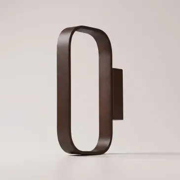 Applique Moderna LED 5W Ovale Marrone