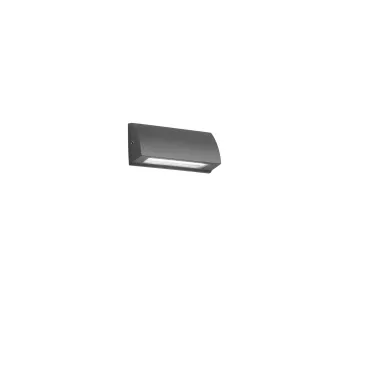 Moderne anthrazitfarbene LED-Außenwandleuchte | Mondialshop