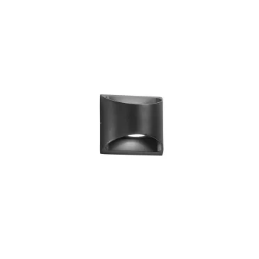 Applique murale extérieure à double émission LED, blanche ou noire | Mondialshop