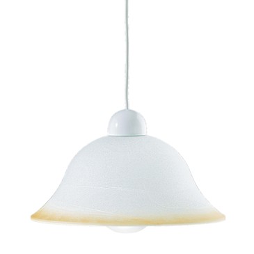 Lampadario Classico a Campana Sfumato Bianco | Mondialshop