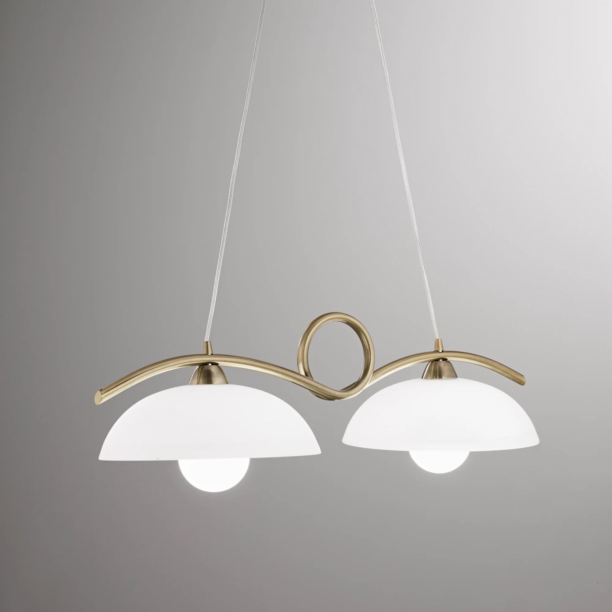 Moderner Kronleuchter aus Chrom oder Bronze | Mondialshop