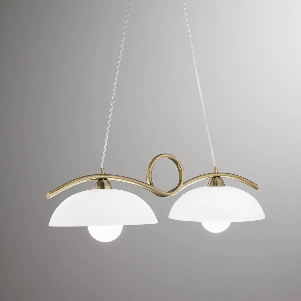 Moderner Kronleuchter aus Chrom oder Bronze | Mondialshop