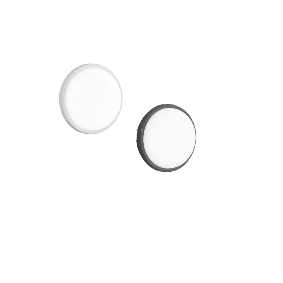 Plafonnier extérieur LED anthracite ou blanc | Mondialshop
