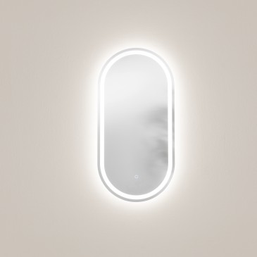 Specchio Bagno Ovale LED CCT Touch | Mondialshop