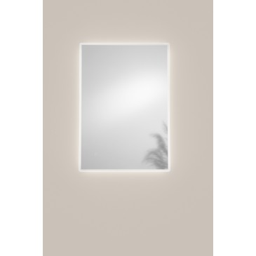 Miroir de salle de bain LED à intensité variable et réversible | Mondialshop
