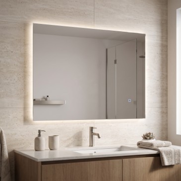 Specchio Bagno LED 80x60