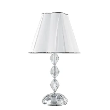 Tischleuchte aus Kristall in Gold oder Chrom | Mondialshop