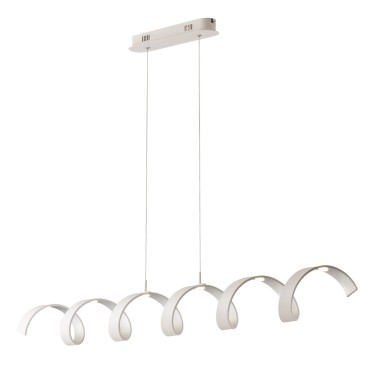 30-W-LED-Spiralleuchter, schwarz oder weiß | Mondialshop