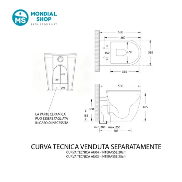 Sanitari filo wc bidet e sedile soft close omaggio bianco