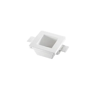 Faretto in Gesso Verniciabile Quadrato o Tondo | Mondialshop