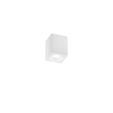 Lackierbarer Gips-Spot, kubisch oder rund | Mondialshop