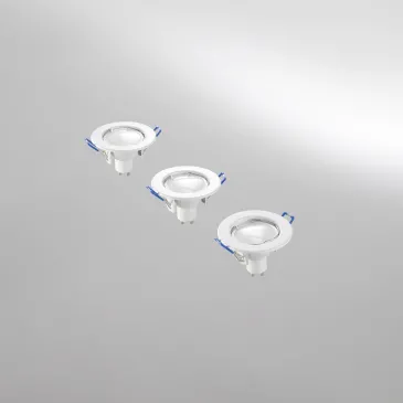 Kit 3 Faretti Nichel o Bianchi LED | Mondialshop