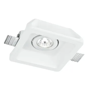 Faretto in Gesso Tondo o Quadrato Orientabile | Mondialshop