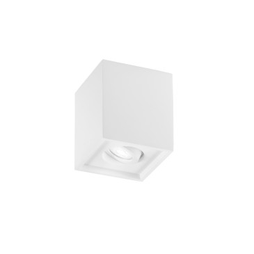 Spot en plâtre carré ou rond à peindre | Mondialshop