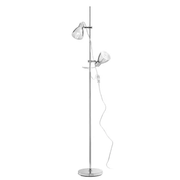 Lampadaire chromé moderne | Mondialshop