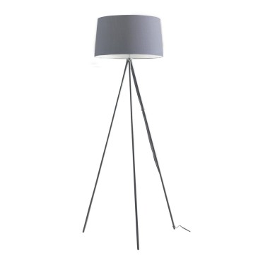 Dreibein-Stehlampe aus Metall und Stoff | Mondialshop
