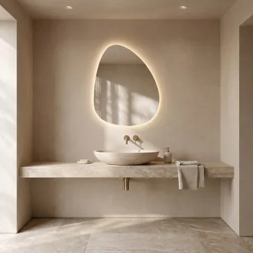 Miroir de salle de bain LED...