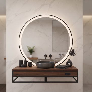 Specchio Bagno LED Diametro 80cm