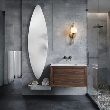 Specchio Bagno LED 45x160cm