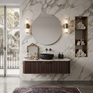 Miroir tactile rond à LED CCT, 60 ou 80 cm | Mondialshop