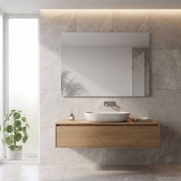 Miroir de salle de bain LED 70x50 80x60 90x70 100x70 cm