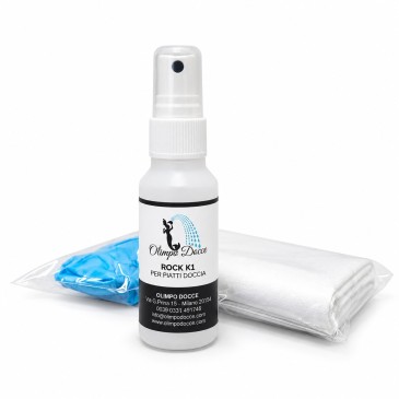 Rock k1 Produit de prévention des impuretés calcaires pour receveur de douche