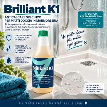 Anticalcare Specifico per Piatti Doccia in Marmo Resina K1