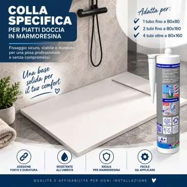Il miglior collante per piatti doccia in marmoresina