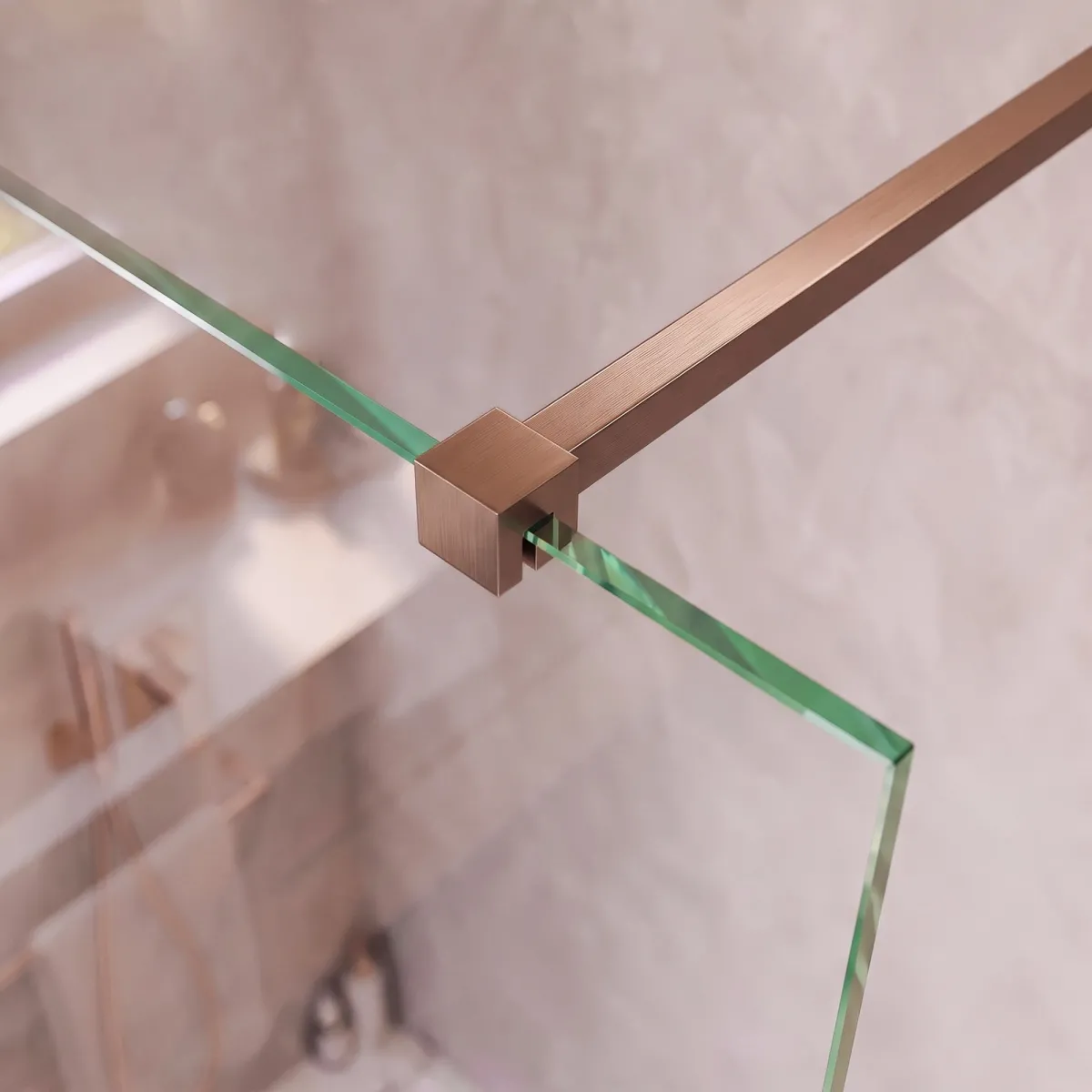 Doccia walk-in 80 cm h200 vetro 8mm anticalcare...