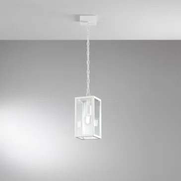 Anthrazitfarbene oder weiße Außenpendelleuchte | Mondialshop