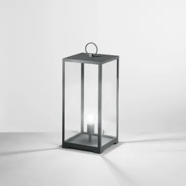 Lanterne sur pied d'extérieur anthracite ou blanche | Mondialshop