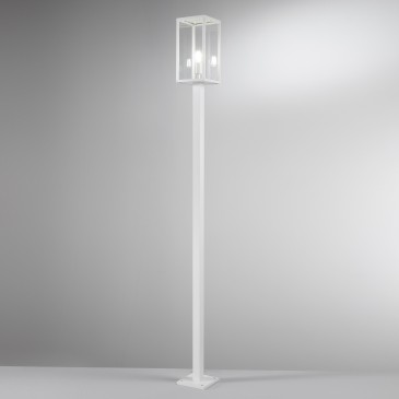 Poteau d'extérieur blanc ou anthracite 60W E27