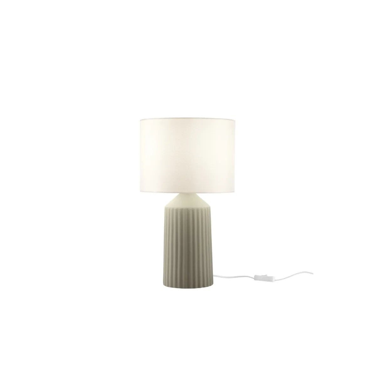 Lume da Tavolo in Ceramica Beige o Verde E27 | Mondialshop