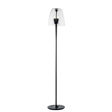 Lampadaire transparent ou blanc 3XE14